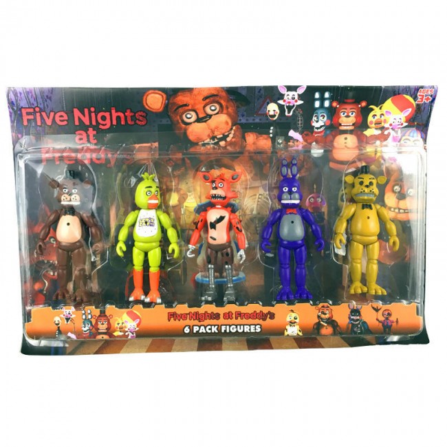 five nights at freddy's action figure set